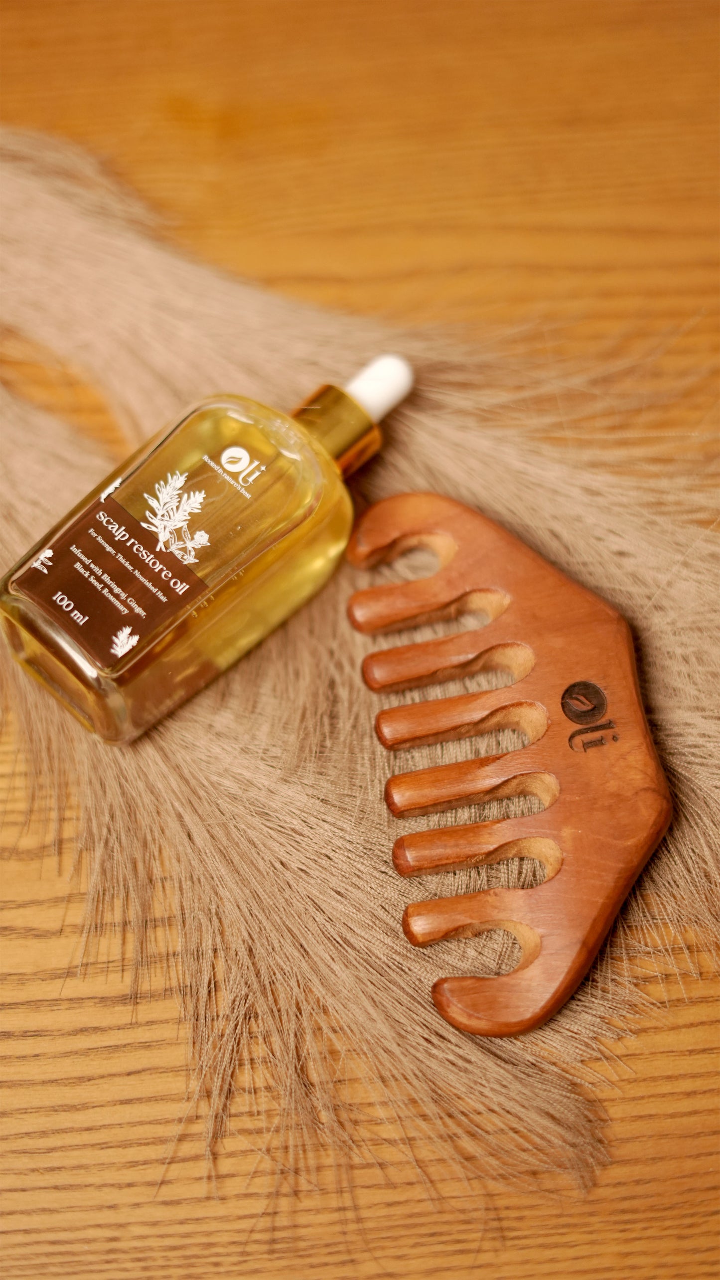 2-in-1 Combo | Hair Oil (100ml) & Massager