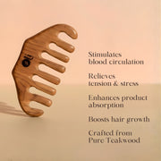 Head Massager | Pure Teakwood