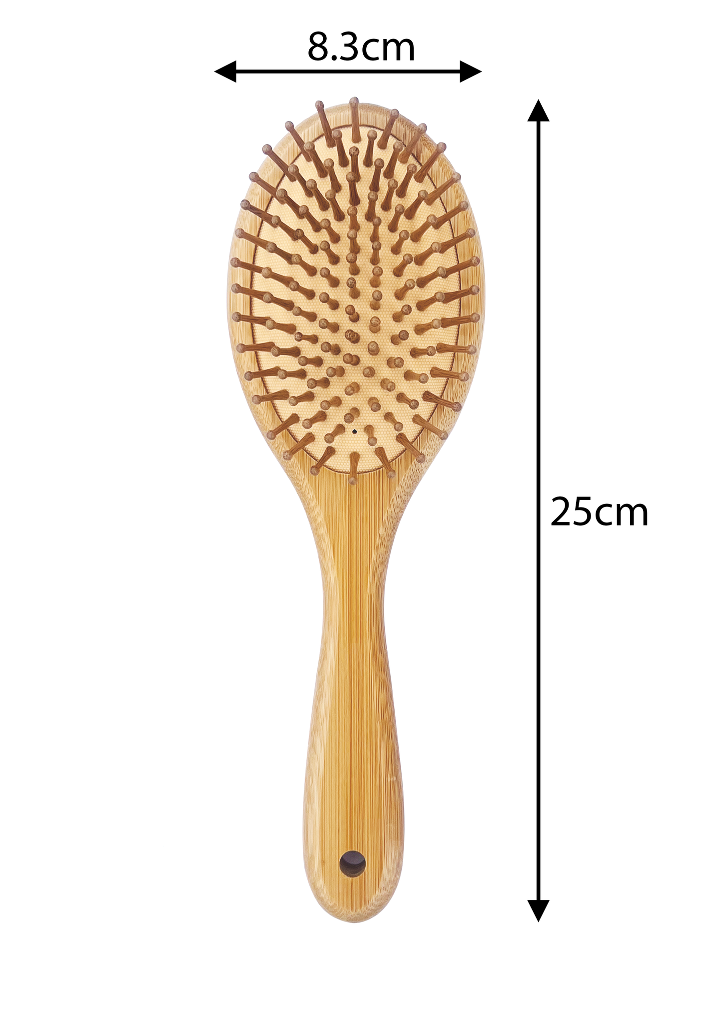Wooden Oval paddle Hairbrush | Bamboo
