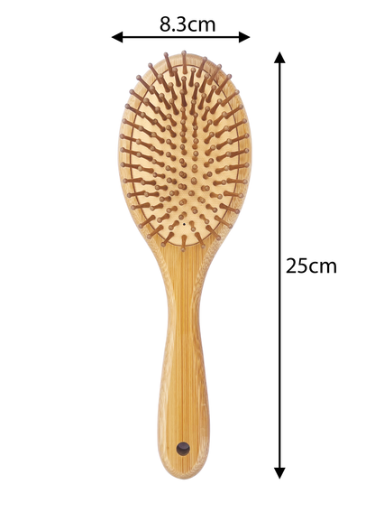 Wooden Oval paddle Hairbrush | Bamboo